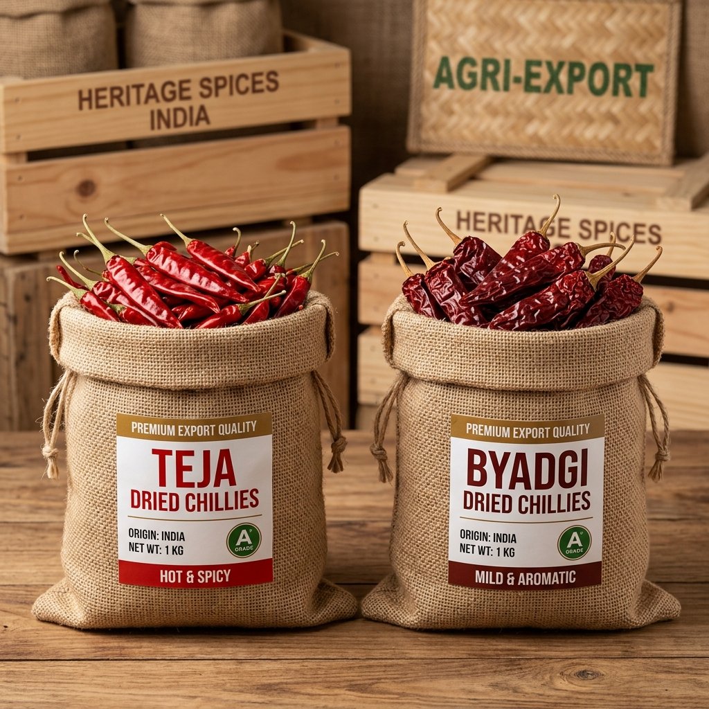 Premium Red Chilli Varieties for Export